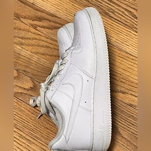 Air Force 1s, Size 9.5, White, Good condition